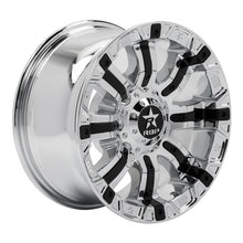 Laden Sie das Bild in den Galerie-Viewer, RBP 94R 18x9.0 6x135/139.7 BP / 5.5 BS / 10mm Offset 87mm CB Chrome w/Black Inserts Wheel