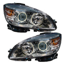 Laden Sie das Bild in den Galerie-Viewer, Oracle 08-11 Mercedes Benz C-Class Pre-Assembled Headlights Chrome - ColorSHIFT w/ Simple Controller