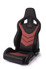 Cargar imagen en el visor de la galería, Recaro Sportster GT Driver Seat - Black Vinyl/Red Suede