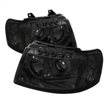 Carica l&#39;immagine nel visualizzatore di Gallery, Spyder Ford Expedition 03-06 Projector Headlights LED Halo LED Smke (Not Included) PRO-YD-FE03-HL-SM