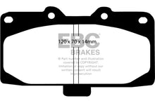Carica l&#39;immagine nel visualizzatore di Gallery, EBC 89-95 Nissan Skyline (R32) 2.6 Twin Turbo GT-R Bluestuff Front Brake Pads