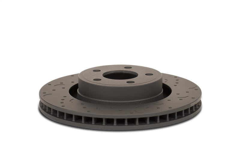 Hawk Talon 2010 Chrysler 300 C RWD / w/Vented Rear Discs Drilled and Slotted Front Brake Rotor Set - 2to4wheels