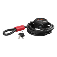 Carica l&#39;immagine nel visualizzatore di Gallery, Curt Multi-Use Cable Lock (6ft x 3/8in Cable Vinyl-Coated Braided Steel)