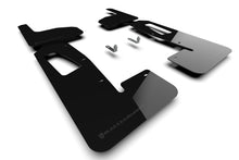 Cargar imagen en el visor de la galería, Rally Armor 2022 Rivian R1T Black UR Mud Flap - Metallic Black Logo