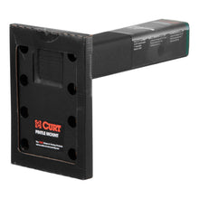 Load image into Gallery viewer, Curt Adjustable Pintle Mount (2in Shank 15000lbs 7in High 8in Long)