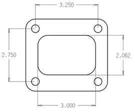 Cometic Turbo FLG T4 Garrett Exh Inlet .010in Exhaust Gasket