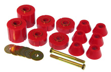 Carica l&#39;immagine nel visualizzatore di Gallery, Prothane 73-80 GM Body Mount 12 Bushing Kit - Red