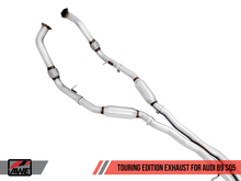 Cargar imagen en el visor de la galería, AWE Tuning Audi B9 SQ5 Resonated Touring Edition Cat-Back Exhaust - No Tips (Turn Downs)