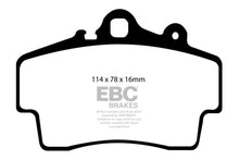 Carica l&#39;immagine nel visualizzatore di Gallery, EBC 97-99 Porsche Boxster (Cast Iron Rotors only) 2.5 Yellowstuff Front Brake Pads