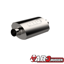 Cargar imagen en el visor de la galería, QTP 2.5in Weld-On 304SS AR3 Muffler
