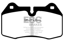 Carica l&#39;immagine nel visualizzatore di Gallery, EBC 94-99 BMW M5 3.8 (E34) Redstuff Front Brake Pads