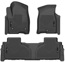 Charger l'image dans la galerie, Husky Liners 2021 Suburban/Tahoe/Yukon/Yukon XL Weatherbeater Front &amp; 2nd Seat Floor Liners - Black