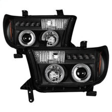 गैलरी व्यूवर में इमेज लोड करें, Spyder Toyota Tundra 07-133 Projector Headlights LED Halo LED Blk PRO-YD-TTU07-HL-BK