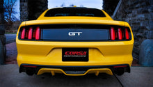Charger l&#39;image dans la galerie, Corsa 2015 Ford Mustang GT 5.0 3in Cat Back Exhaust, Black Dual 4.5in Tip (Xtreme)