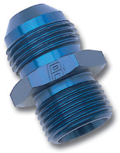Carica l&#39;immagine nel visualizzatore di Gallery, Russell Performance -6 AN Flare to 10mm x 1.25 Metric Thread Adapter (Blue)