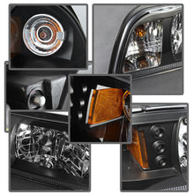 गैलरी व्यूवर में इमेज लोड करें, Spyder Ford Mustang 87-93 1PC LED (Replaceable LEDs)Crystal Headlights Black HD-YD-FM87-1PC-LED-BK