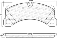 Charger l&#39;image dans la galerie, StopTech 2015+ Porsche Macan / 2017+ Porsche Panamera Street Performance Front Brake Pads
