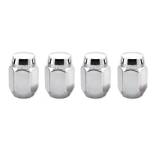 Laden Sie das Bild in den Galerie-Viewer, McGard Hex Lug Nut (Cone Seat) M12X1.25 / 13/16 Hex / 1.28in. Length (4-Pack) - Chrome