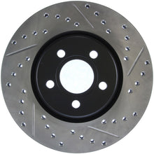Charger l&#39;image dans la galerie, StopTech 03-09 Chrysler PTCruiser Tur / 03-05 Dodge Neon SRT-4 Front Left Slotted &amp; Drilled Rotor
