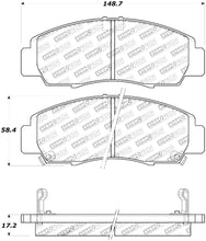 Carica l&#39;immagine nel visualizzatore di Gallery, StopTech Street Touring 04-09 Acura TSX / 09 Accord V6 Coupe ONLY Front Brake Pads