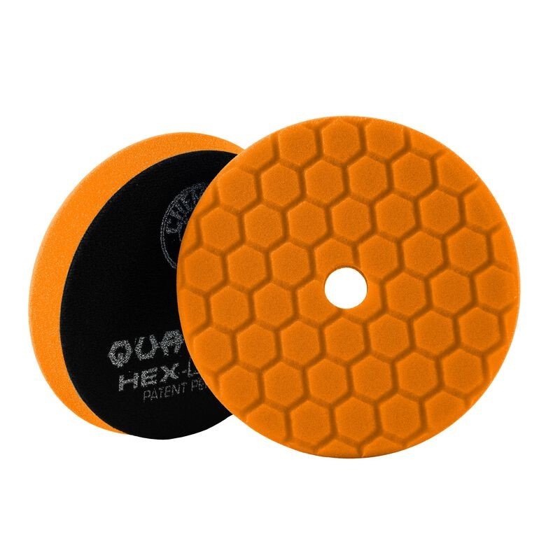 Chemical Guys Hex-Logic Quantum Medium-Heavy Cutting Pad - Orange - 6.5in - Single