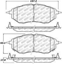 Carica l&#39;immagine nel visualizzatore di Gallery, StopTech 14-15 Subaru Forester 2.0L Street Select Front Brake Pads