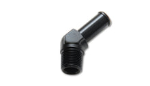 Charger l&#39;image dans la galerie, Vibrant 1/2 NPT to 5/8in Barb Straight Fitting 45 Deg Adapter - Aluminum