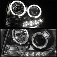 गैलरी व्यूवर में इमेज लोड करें, Spyder Ford Escape 08-12 Projector Headlights Halogen Model Only - DRL Black PRO-YD-FES08-DRL-BK