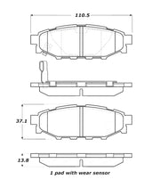 Carica l&#39;immagine nel visualizzatore di Gallery, StopTech Street Touring 08-10 WRX Rear Brake Pads