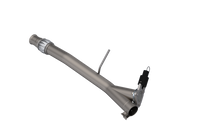 Cargar imagen en el visor de la galería, QTP 14-18 Chevrolet Silverado 1500 4.8L/5.3L EC/CC Standard Bed 3in 304SS Aggressor Cutout Mid Pipe