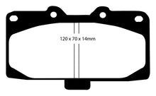 Carica l&#39;immagine nel visualizzatore di Gallery, EBC 89-95 Nissan Skyline (R32) 2.6 Twin Turbo GT-R Yellowstuff Front Brake Pads