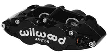 गैलरी व्यूवर में इमेज लोड करें, Wilwood Caliper-Forged Superlite 4R 1.38/1.38in Pistons 1.10in Disc, Black