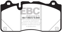 Laden Sie das Bild in den Galerie-Viewer, EBC 16-18 Cadillac CTS-V Redstuff Ceramic Low Dust Front Brake Pads