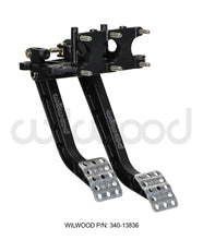 गैलरी व्यूवर में इमेज लोड करें, Wilwood Adjustable Dual Pedal - Brake / Clutch - Rev. Swing Mount -6.25:1 Brake 5.1:1 Clutch