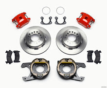 गैलरी व्यूवर में इमेज लोड करें, Wilwood D154 P/S Park Brake Kit Red Small Ford 2.50in Offset
