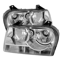 गैलरी व्यूवर में इमेज लोड करें, Xtune Chrysler 300 05-08 Halogen Non-Projection Style Only Crystal Headlights Chrome HD-JH-C305-HA-C