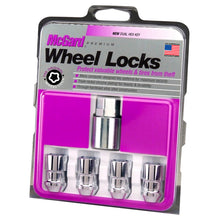 Laden Sie das Bild in den Galerie-Viewer, McGard Wheel Lock Nut Set - 4pk. (Cone Seat) M12X1.5 / 19mm &amp; 21mm Dual Hex / 1.46in. L - Chrome