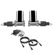Laden Sie das Bild in den Galerie-Viewer, QTP Bolt-On QTEC Dual Low Profile Oval Electric Cutout Valves - Pair