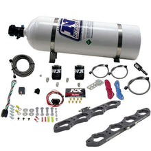 Laden Sie das Bild in den Galerie-Viewer, Nitrous Express Ford Coyote 5.0L V8 Nitrous Wet Port Plate Kit w/15lb Bottle