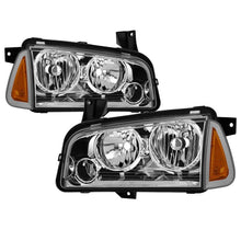 गैलरी व्यूवर में इमेज लोड करें, xTune 05-10 Dodge Charger 4pc OEM Style Halogen Headlights w/Corner - Chrome (HD-JH-DCH05-SET-C)