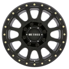 Laden Sie das Bild in den Galerie-Viewer, Method MR305 NV HD 17x8.5 0mm Offset 8x6.5 130.81mm CB Matte Black Wheel