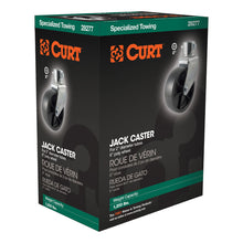 Load image into Gallery viewer, Curt 6in Jack Caster (Fits 2in Tube 2000lbs Packaged)