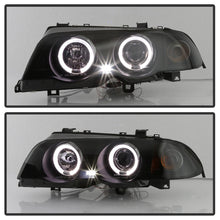 Charger l&#39;image dans la galerie, Spyder 99-01 BMW E46 3 Series 4DR Projector Headlights 1PC LED Halo (PRO-YD-BMWE46-4D-HL-AM-BSM)