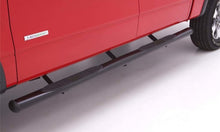 Laden Sie das Bild in den Galerie-Viewer, Lund 05-17 Nissan Frontier Crew Cab 4in. Oval Straight Steel Nerf Bars - Black