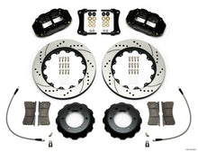 गैलरी व्यूवर में इमेज लोड करें, Wilwood Narrow Superlite Black 6R Front Kit 14in Drilled Rotor w/ Lines 05-15 Toyota Tacoma