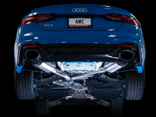 Cargar imagen en el visor de la galería, AWE Tuning Audi B9.5 RS5 Sportback Non-Resonated Touring Edition Exhaust - RS-Style Diamond Blk Tips