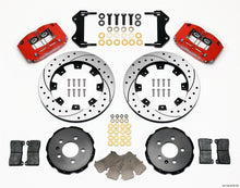 गैलरी व्यूवर में इमेज लोड करें, Wilwood Dynapro Radial Front Kit 12.19in Drilled Red 99-03 Jetta IV &amp; Golf IV