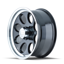 Carica l'immagine nel visualizzatore di Gallery, ION Type 171 18x9 / 6x139.7 BP / 0mm Offset / 106mm Hub Black/Machined Wheel