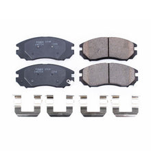 Carica l&#39;immagine nel visualizzatore di Gallery, Power Stop 04-08 Hyundai Tiburon Front Z17 Evolution Ceramic Brake Pads w/Hardware