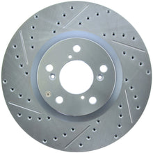 Carica l&#39;immagine nel visualizzatore di Gallery, StopTech Select Sport 2007-2013 Acura MDX Drilled and Slotted Front Right Brake Rotor